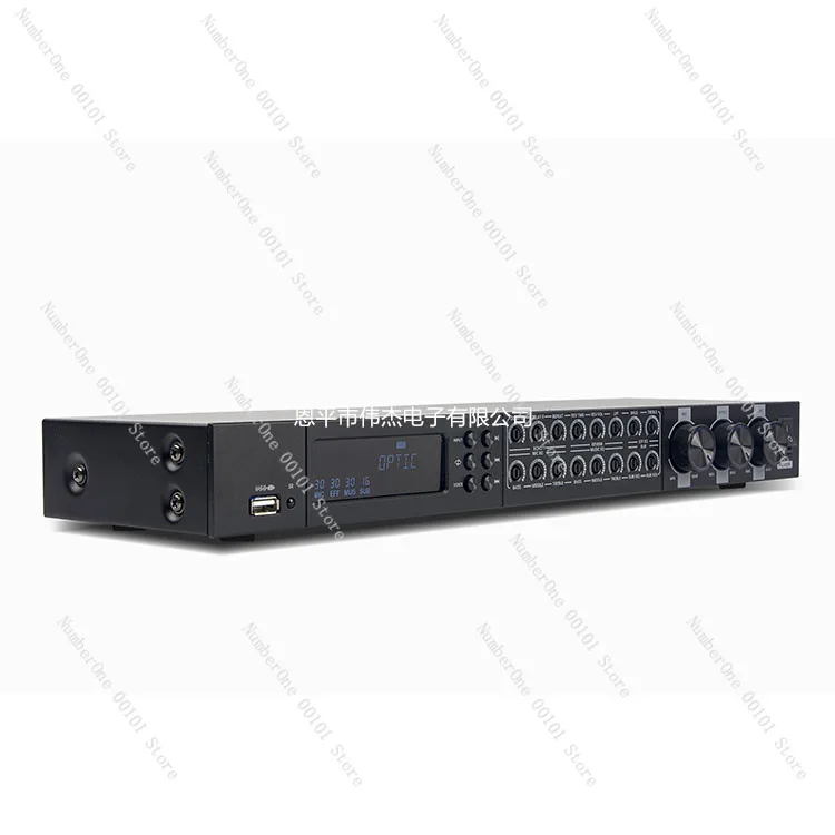 K8 professional analog effector with remote control, stage performance KTV pre-analog effector Effector