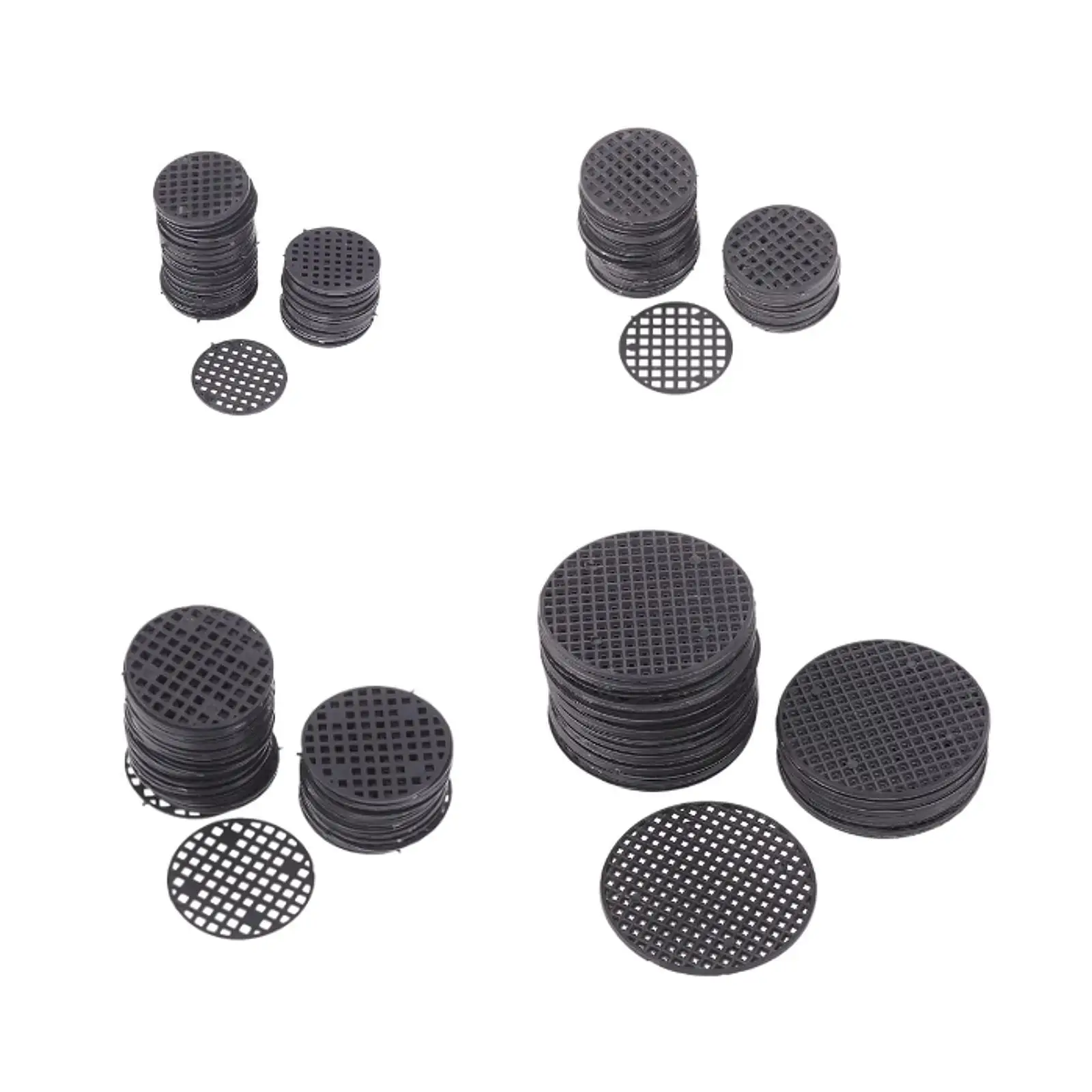 

Сетчатые прокладки для дренажа цветочных горшков, садовые принадлежности, дышащие вставки для дренажа, универсальные сменные сетчатые маты для дна горшков для бонсай