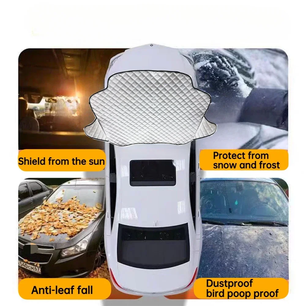 Fit For Geely Atlas Boyue Coolray SX11 X6 EX7 Emgrand X7 Car Anti-Snow Cover Car Windshield Proof Protective Anti Ice Frost Snow