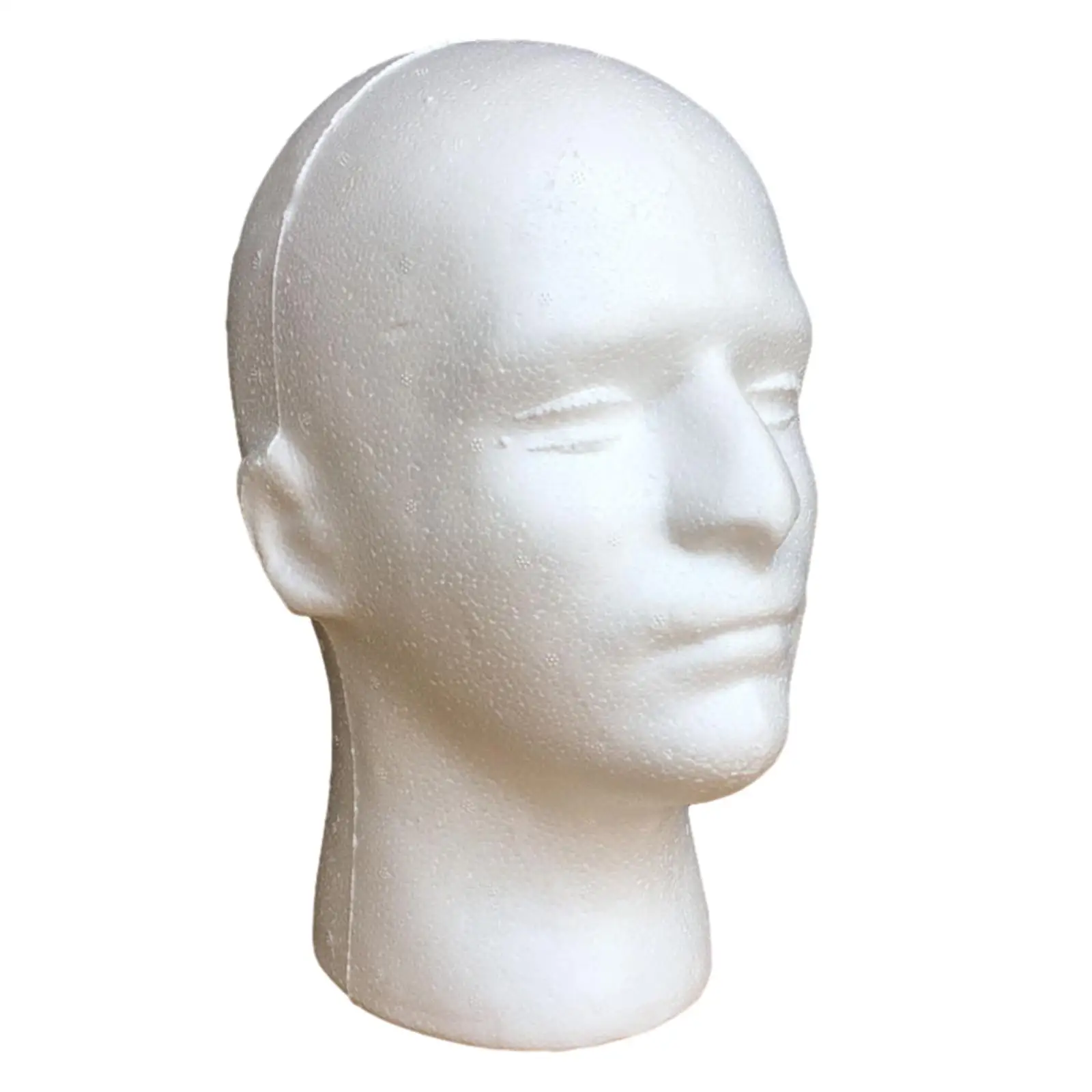 Mannequin Head Display Stand Male Stand Model Easy to Carry Display Stand Holder Manikin for Hairpieces Headset Wigs Shop Home