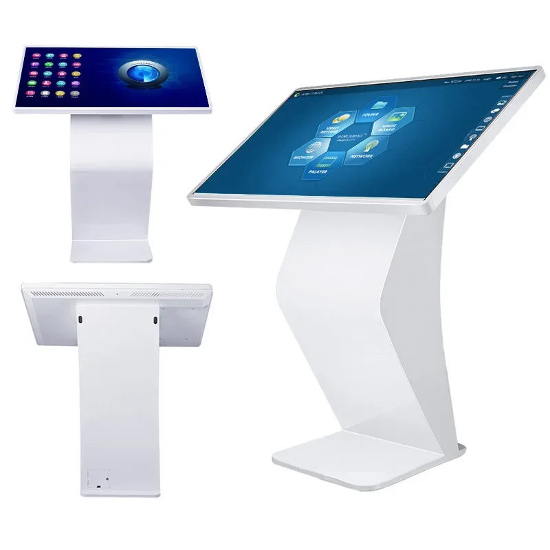 42 inch high resolution stand information digital touch screen kiosk