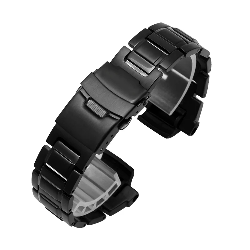 Men\'s stainless steel black bracelet For Casio G-SHOCK Series watch strap 5121 GW-3000/3500/2000 G-1000 Watch Band Gift tools