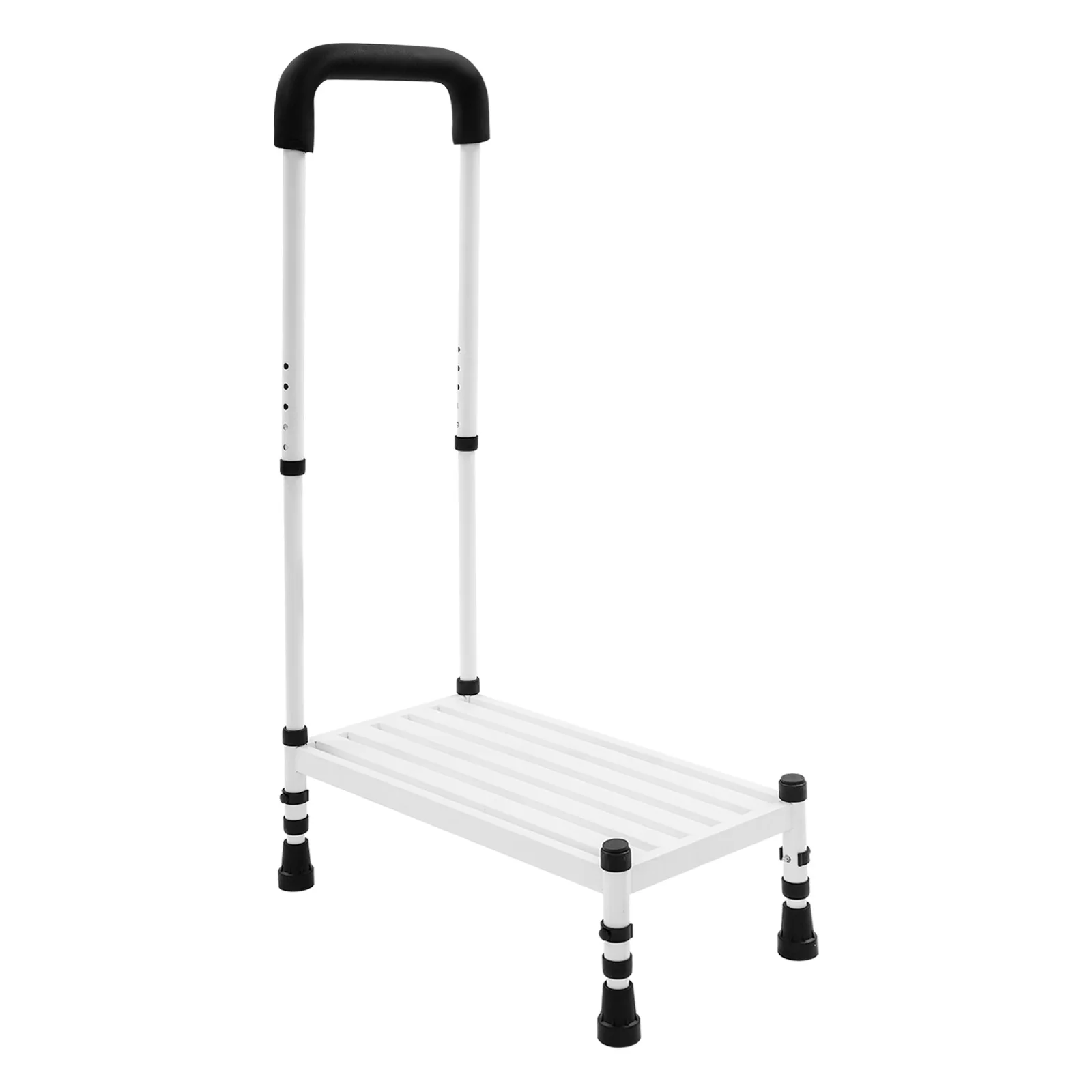 54*29*89-99 سنتيمتر الأبيض المعادن يخطو البراز البلاستيك رش خطوة البراز الكبار منحدر للمنازل المكتبات غرف المعيشة المستودعات #5