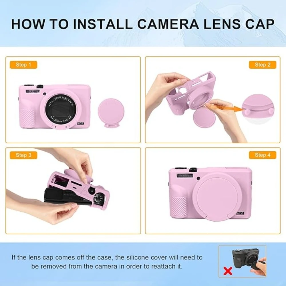 

Camera protective cover ，For Canon g7x2 g7x3 Mark II Camera Bag Silicone Case Protective Shell Anti-Fall + free tempered film