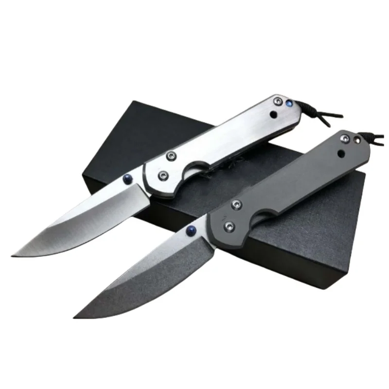 

small SEBENZA D2 Titanium Handle Tactical Rescue Pocket Folding Knife Hunting EDC Survival Tool Knives