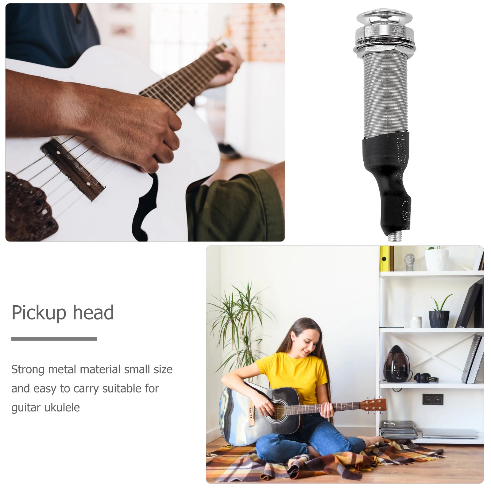 

Guitar Pickup Endpin Jack Metal Socket Hole-Type Silver High Grade Durable Compact Guitar Ukulele Replacement