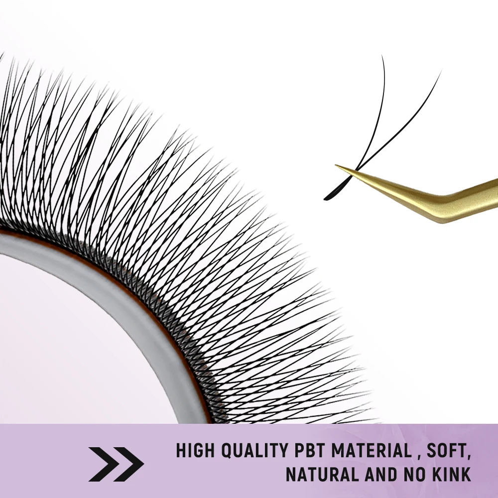 SAKURAHANA 2D YY Lashes Double Tips Premade Volume Fan Y-shape False Eyelash Lightweight Eyelash Extensions Single Tip 2D Y