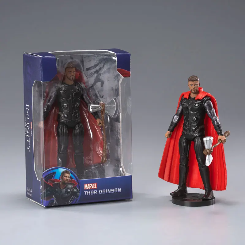 ZD  Marvel Avengers Thor Odinson Action Figure 4 Inch Superhero Collectible Model Desktop Display Decoration For Adult Fans - view 2