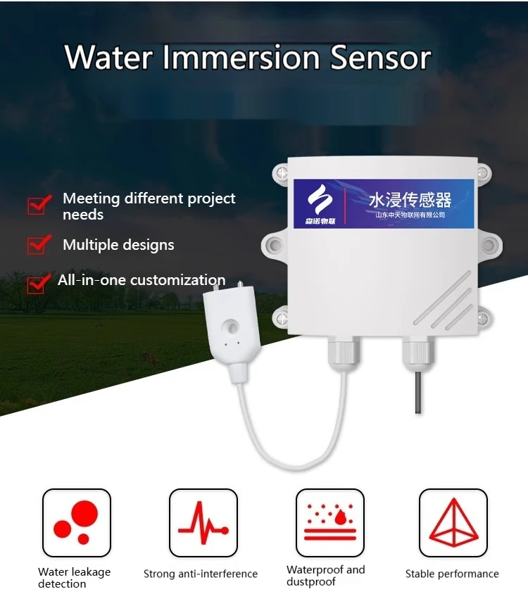 

Water Immersion Sensor 485 Detector Household Computer Room Water Tank Full of Water Linkage Overflow Detector Water Leakage