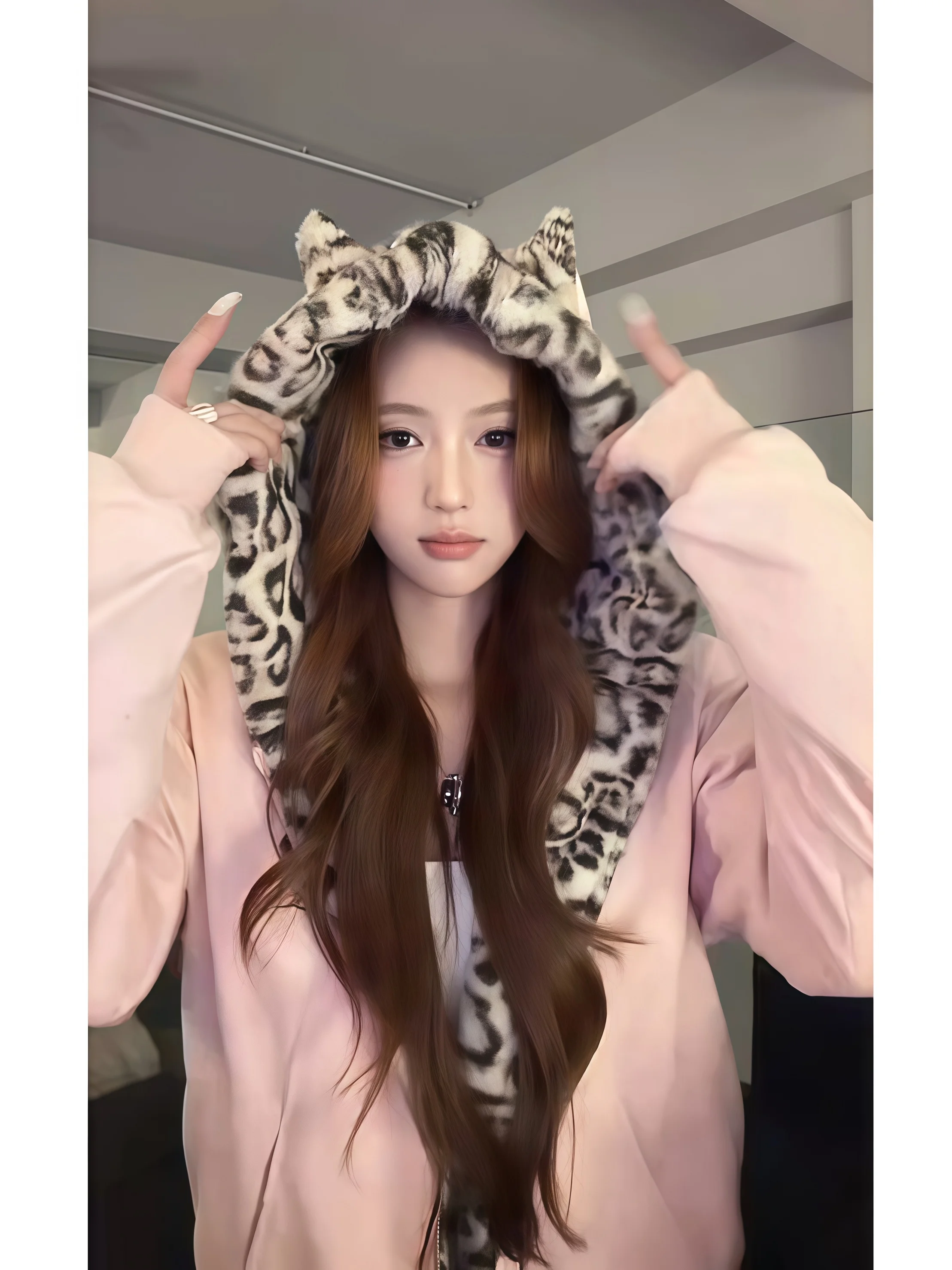 

Pink Mens Women Hooded Fce Lined Thiened Winter Cotton Jaet Mountain Eagle Coat Youth ular Casual Long Sve Zipper