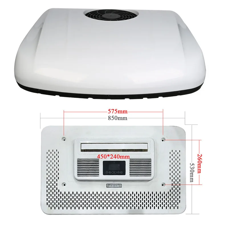 

24V Electric Integrated Truck Sprinter Van Ambulance Rooftop Parking Air Conditioner