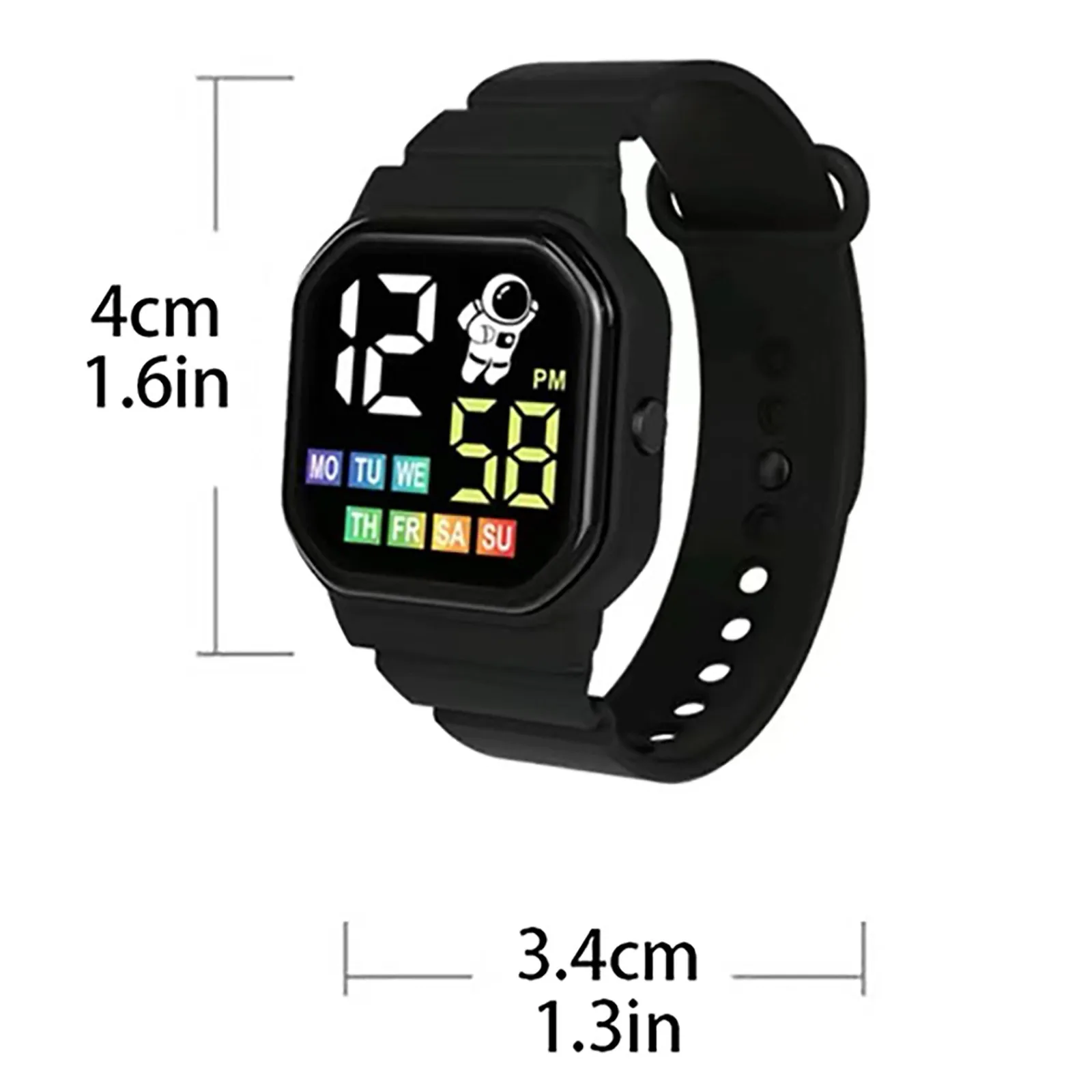 Waterdichte Sport Horloge Voor Kinderen Jongen Meisje Outdoor Siliconen Band Elektronische Horloges Kinderen Studenten Led Digitale Polshorloges