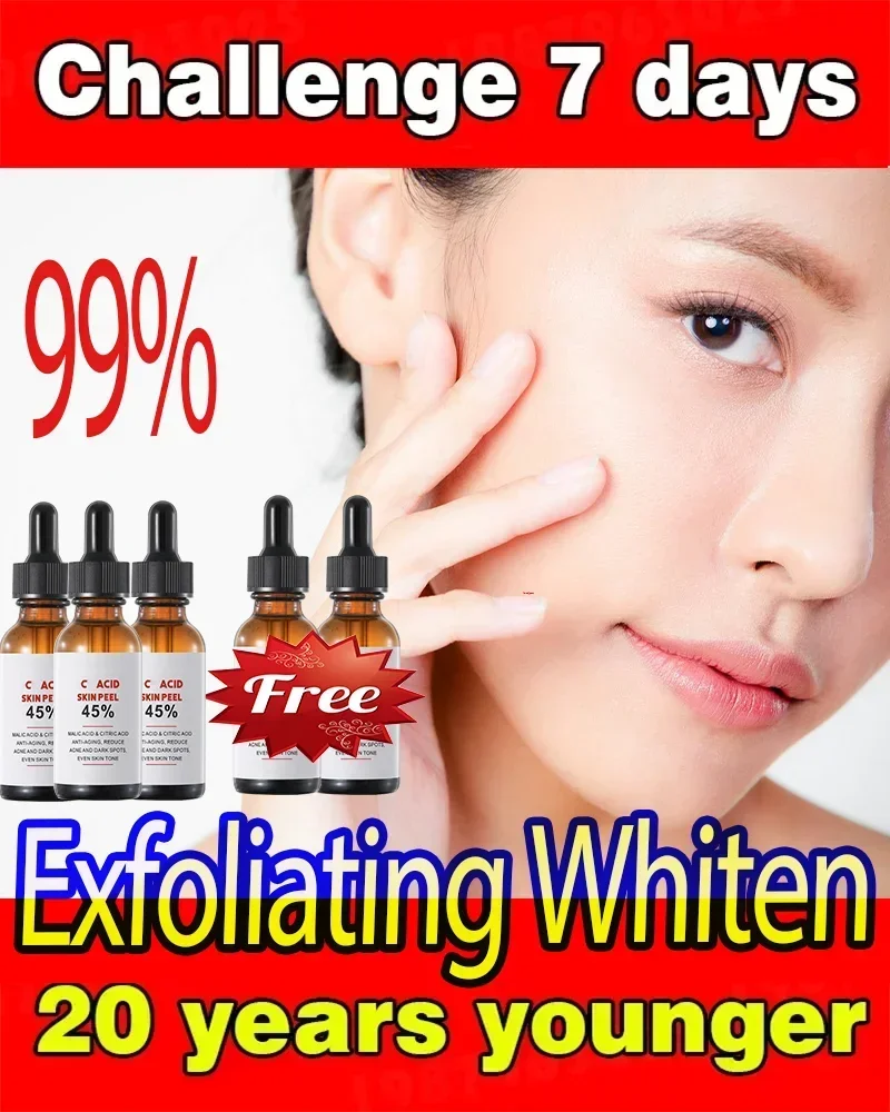 

Yellow Peeling Oil Bleaching Dark Skin Spots Remove Dead Skin Lighten Melanin Scrub Exfoliating Whiten Moisturize Face Skin Care