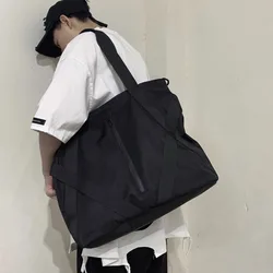 Casual Tote Bag Bolsa Grande dos homens Moda Para Homem Grande Capacidade Cross Bag Homens Apto Para Curta Distância Bolsa de Ombro Viagem