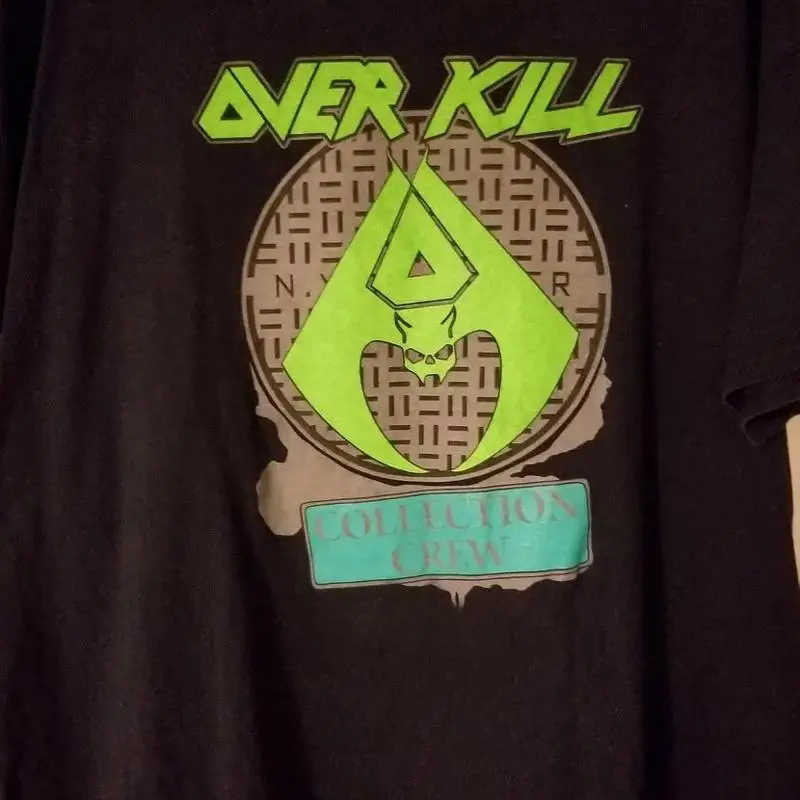 Overkill Collection Crew Geometric Logo T-Shirt