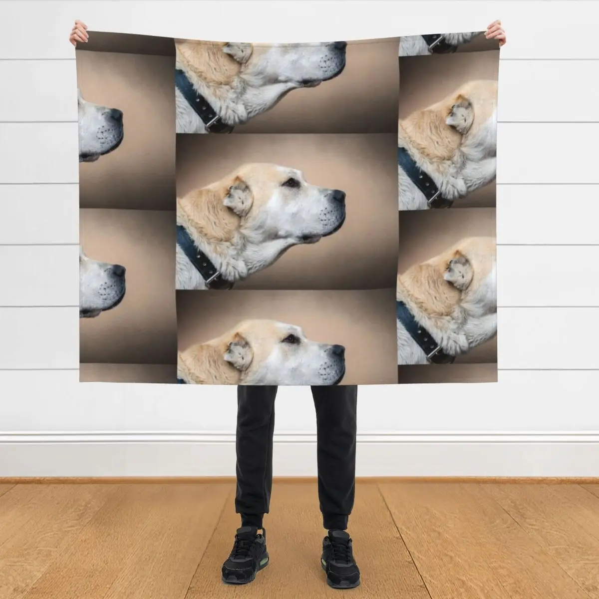 

Central Asian shepherd. Alabai dog Throw Blanket Beautifuls Sofa Throw warm for winter Luxury Designer Blankets