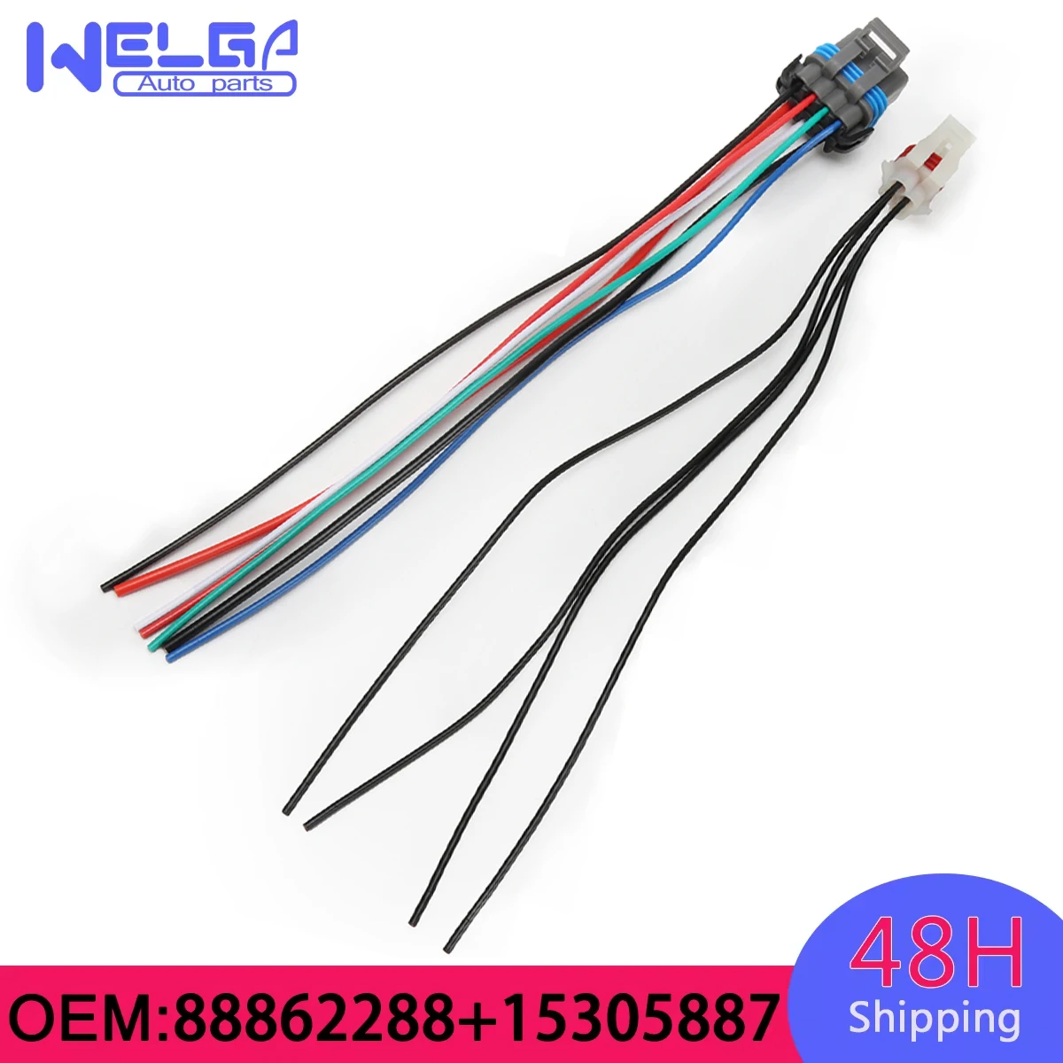 7-PIN /4-PIN 4L60E 4L80E Neutral Safety Switch Connector Pigtail Wire Cable Harness for Chevy for GMC 88862288 15305887 15305925