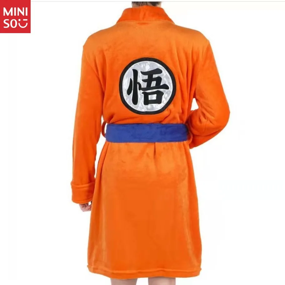Miniso Sun Wukong Albornoz Pijamas, Rey Mono Cosplay Ropa para el hogar Ropa de descanso