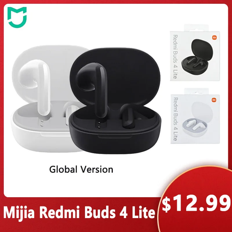 

Mijia Xiaomi Redmi Buds 4 Lite Earphone TWS Bluetooth 5.3 Active Noise Cancelling Earbuds Long Battery Life IP54 Headset 2023New