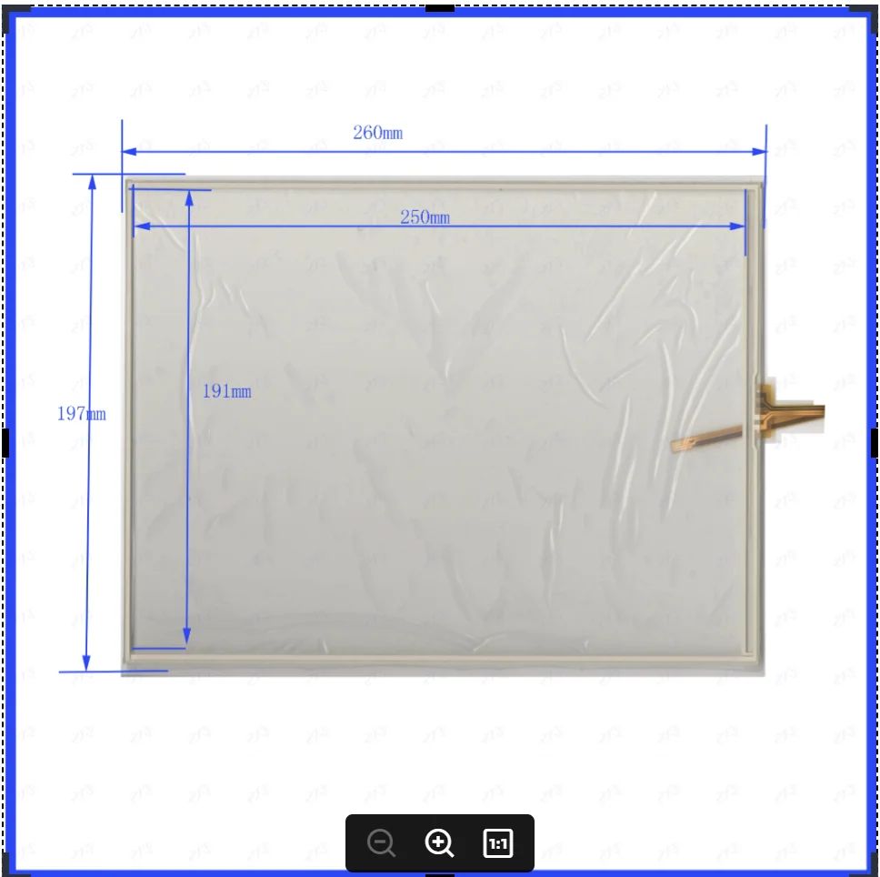 AST-121B  12.1inch 4lines   Touch Screen Touch Panel Glass Replacement  AST121B