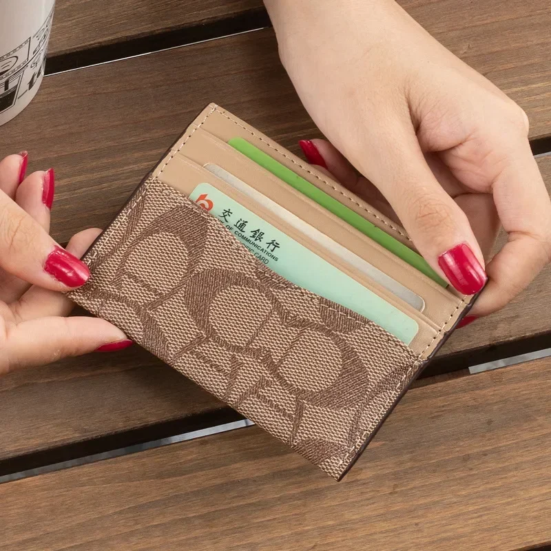 Card bag Women's Purse fashion ultra-thin High Quality card sleeve high-grade driver's license wallet bag card holder  purse