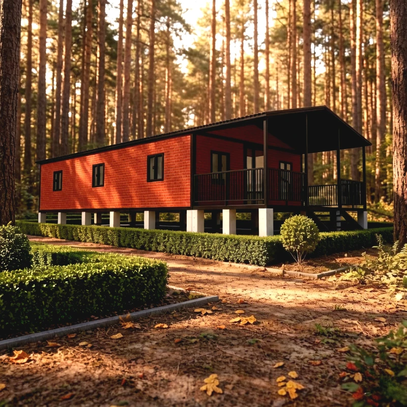 Expandable Container House Forest Cabin Prefabricated Mobile Tiny House Home Terrace Warehouse Barn Folding Room Garden Rooms