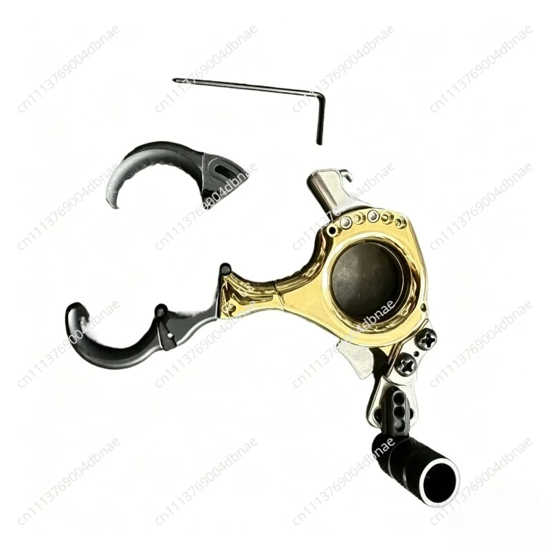 Brass plate metal dispenser three or four finger interchangeable grip