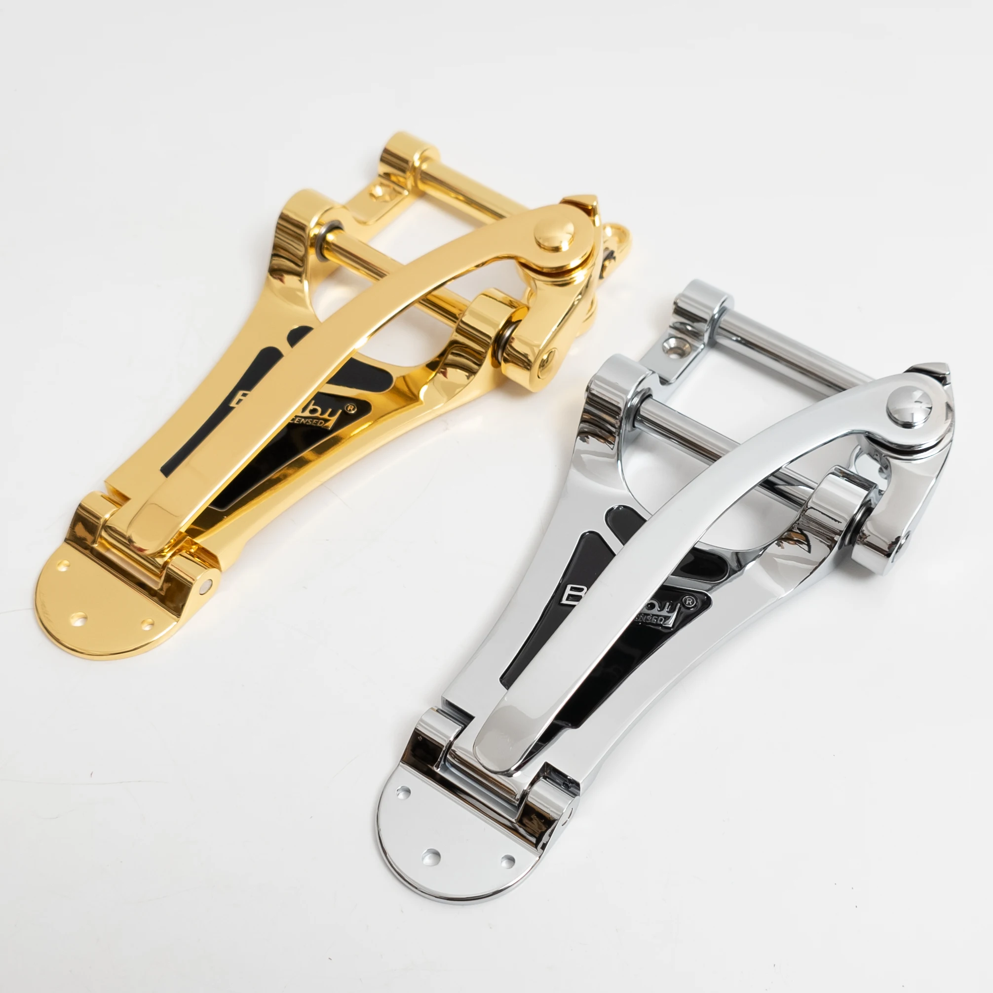 b700-tremolo-bridge-vibrato-tailpiece-for-lp-style-electric-guitarstyle-vibrato-system-with-screws-springchrome-gold