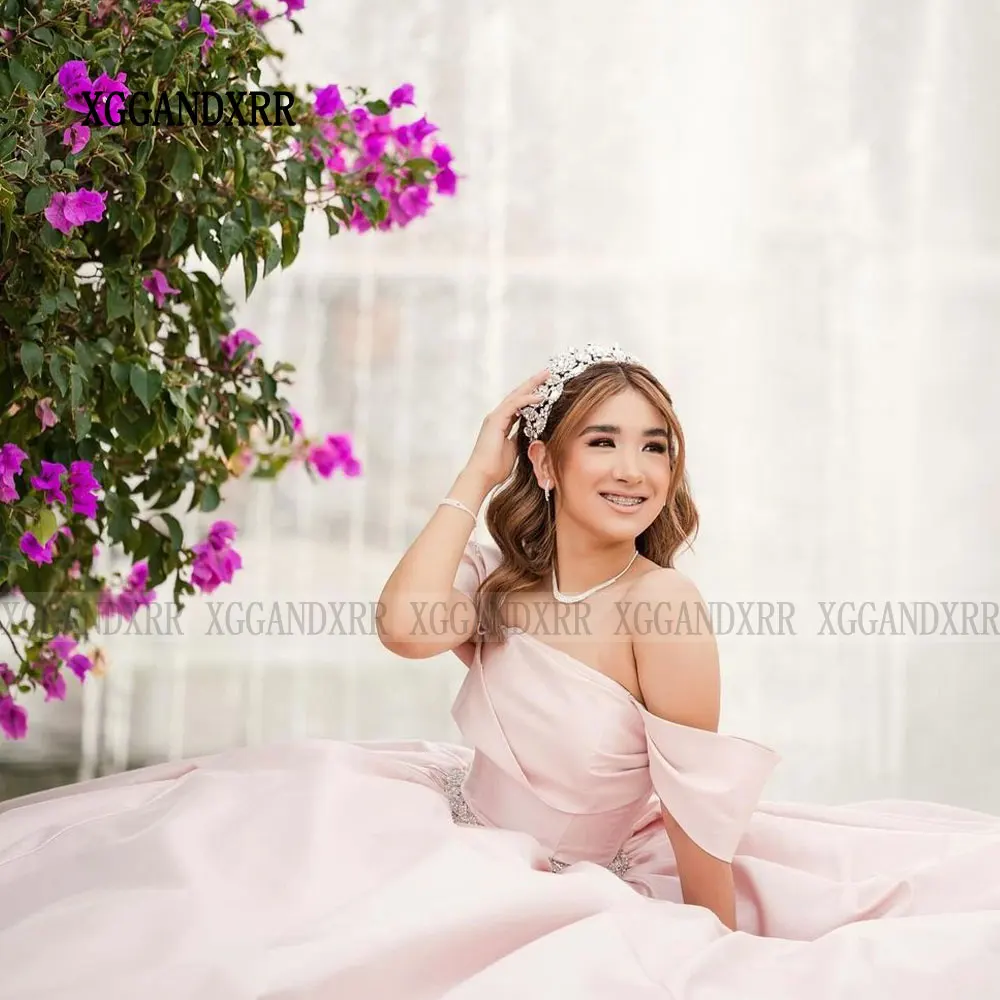 Simple Design Off Shoulder Quinceanera Dress 2024 Princess Ball Gown Birthday Party Prom Dresses Sweet 15 16 Pageant Miss Gala