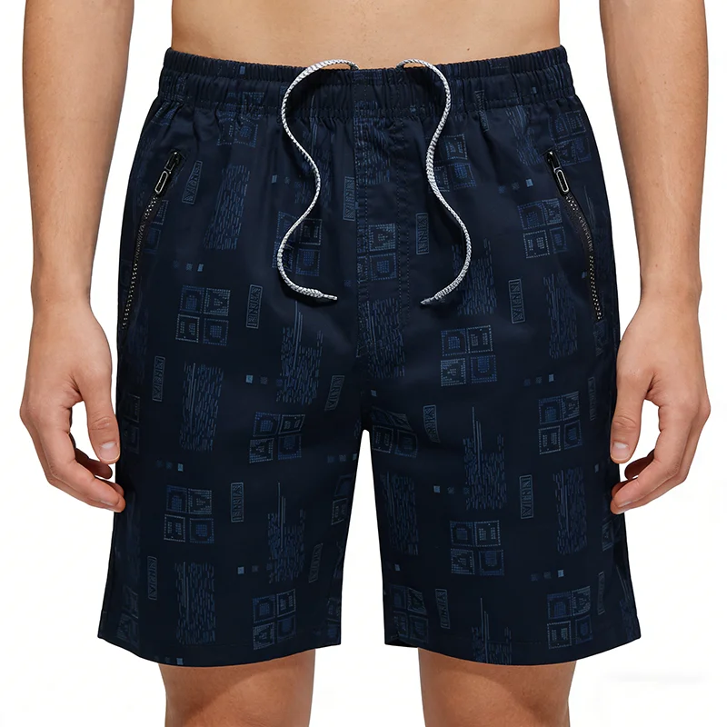 

Outdoor Sports Running Fitness Breathable Shorts Pants Summer Men's Casual Loose Shorts With Drawstring Elastic Waist Fifth Pant