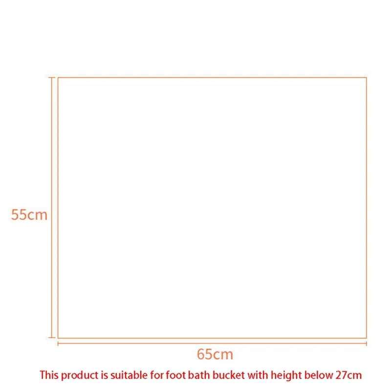 LICE-70Pcs Foot Care TOOL ทิ้งเท้าอ่าง Liners อ่างล้างหน้ากระเป๋าสําหรับฟุต Pedicure เท้า Detox SPA ความร้อนเครื่องมือ