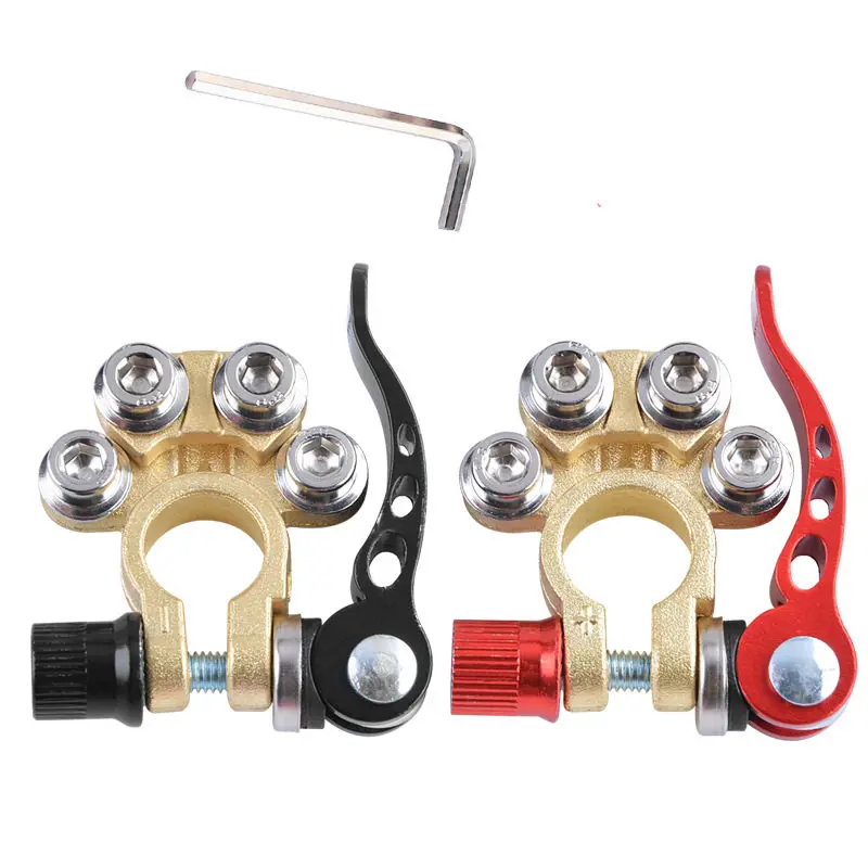 

Universal heavy-duty vehicle battery clip pile head quick lock clip connector