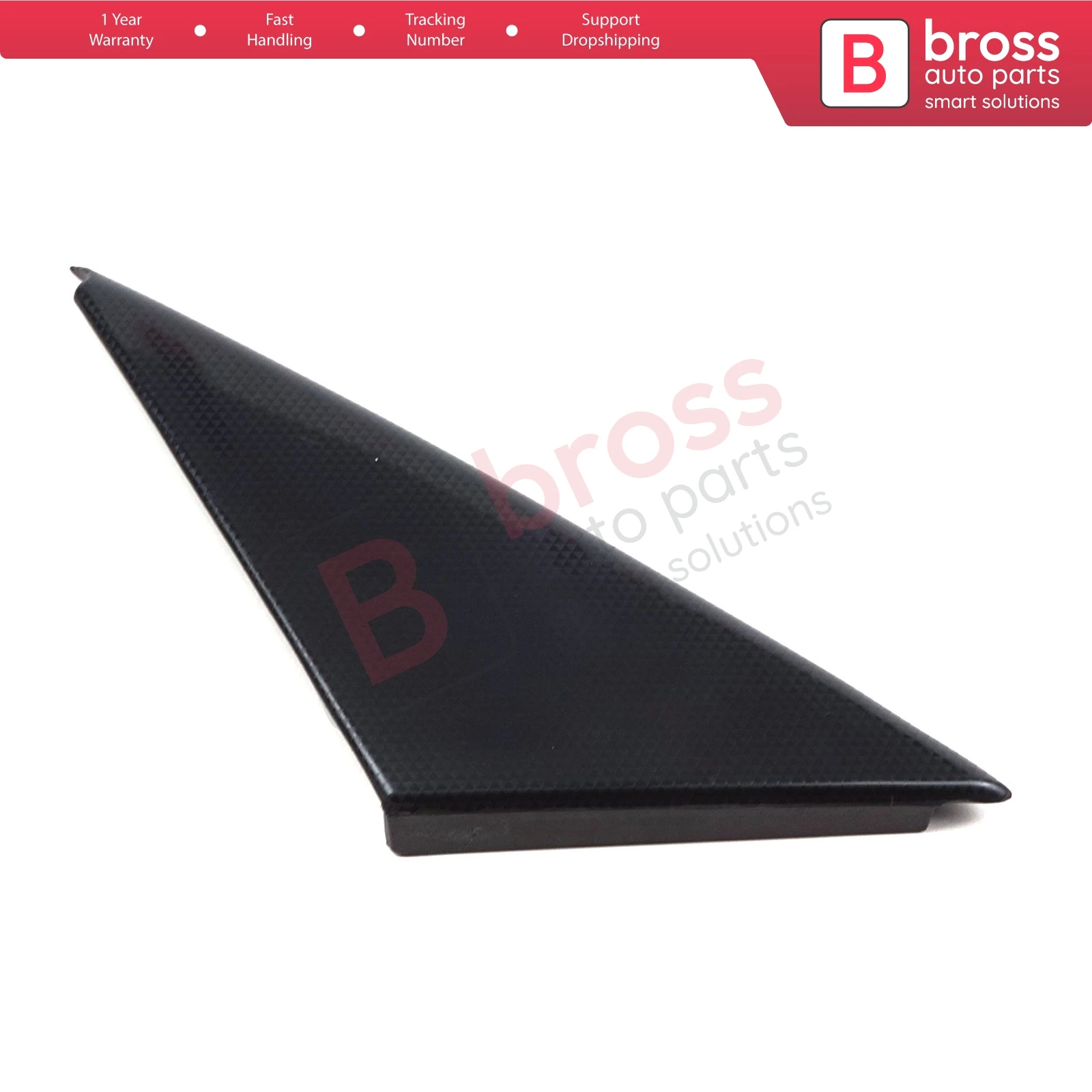 BSP1111-1 Left Side Wing Mirror Front Door Outer Corner Triangle Molding Cover 90545855 for Vauxhall Opel Vectra B 1995-2002