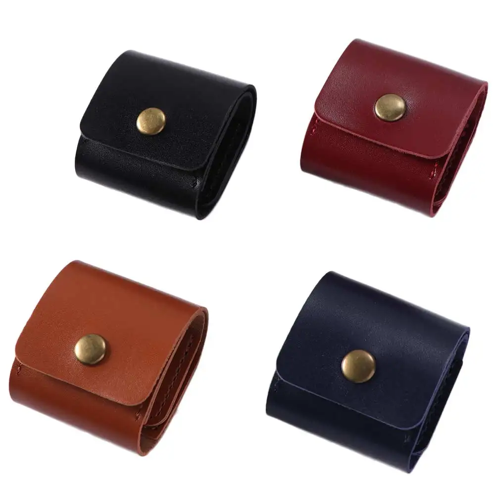 PU Leather Guitar Picks Holder Case Smooth Large Capacity Picks Storage Pouch Durable Picks Organizer Guitar Picks Holder Bag