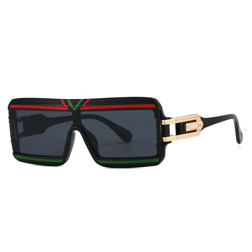 Fashion popular square modern sunglasses men street black retro sunglasses ins style women male shades sunglasses UV400
