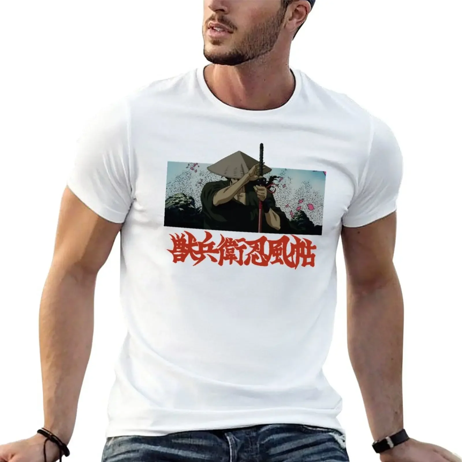 Anime t-shirt anime clothes mens graphic t-shirts funny New Ninja Scroll Jubei Premium T-Shirt summer clothes