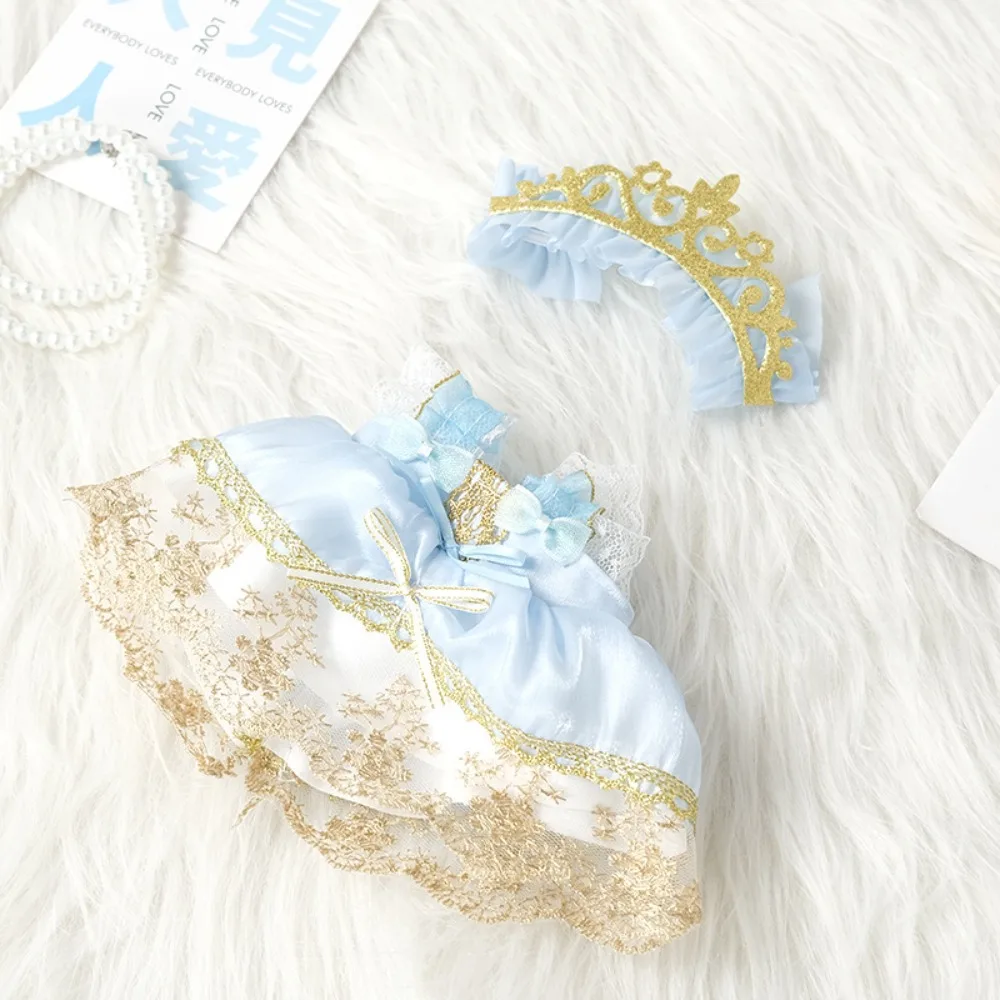 Casual DIY Doll Skirts Sets with Crown Headband