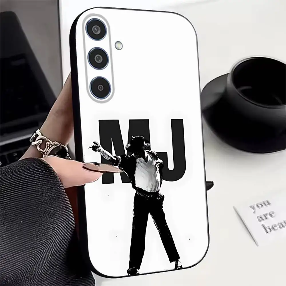 Чехол для телефона M-Michael Jackson для Samsung Galaxy A22 A21 Ultra A70 A71 A73 A72, черная задняя крышка