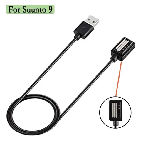 USB charger for Suunto Spartan Sport Wrist HR Ultra For Suunto 9 baro D5 USB Charging Cable Dock Cradle Smartwatch Charger