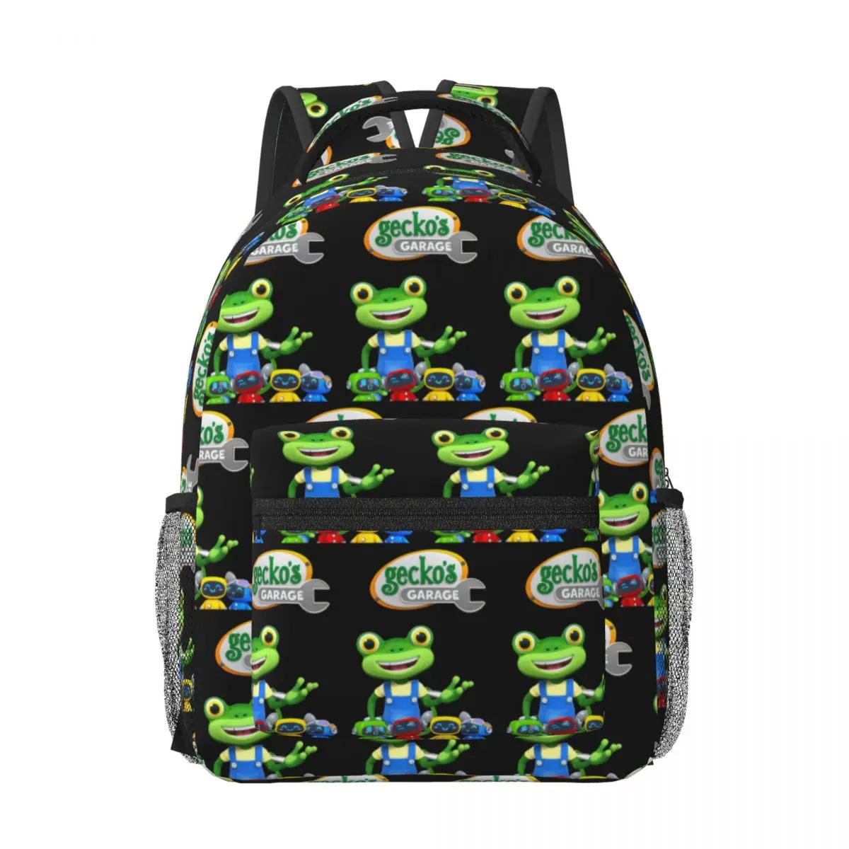 Geckos Garage Woman Backpacks Boys Girls Bookbag Fashion Children School Bags Portability Travel Rucksack Shoulder Bag