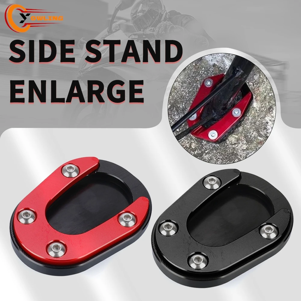 

Side Stand Foot Enlarger Plate Pad For LONCIN VOGE 300R 300RR 300AC 300DS 250RR Motorcycle CNC Kickstand Support Pad Shell Cover