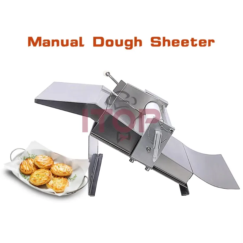 Automatic Benchtop Dough Sheeter  High Efficiency Croissant Pastry Rolling Laminator Equipment for Bakery