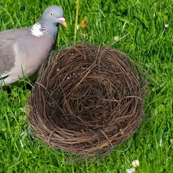 Woven Bird Nest artificial Bird Hatch House Cage Bird Breeding & Spawning Nest Cozy Bed House For Pigeon Parrot Rabbits Hamster