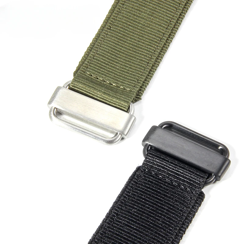 For Tudor Seiko Breitling Panerai Breathable Durable Outdoor Comfortable Nylon Canvas Hook and Loop Fastener Watch Strap 22 24mm