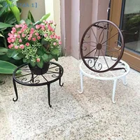 【ZYAA-1】Metal Potted Plant Stands Duty Rustproof Iron Round Flower Pot Stands Plant Holder Support Rack Plant Stand Rack - Image 3