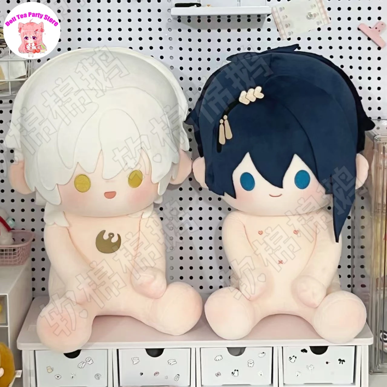 

Anime Tsurumaru Kuninaga Mikazuki Munechika 40CM Plush Cotton Doll Body Cartoon Figures Dolls Body Cosplay Dress Up Toys Gift