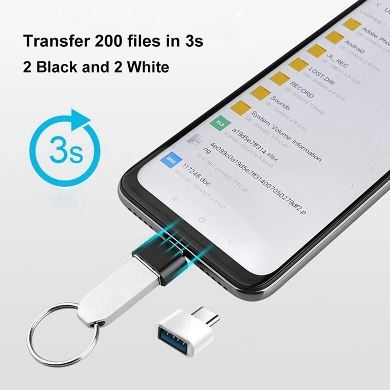 Best USB C to USB Adapter, USB C to USB 3.0 OTG Adapter, USB Female to USB-C Male Compatible for MacBook Pro, Samsung Galaxy