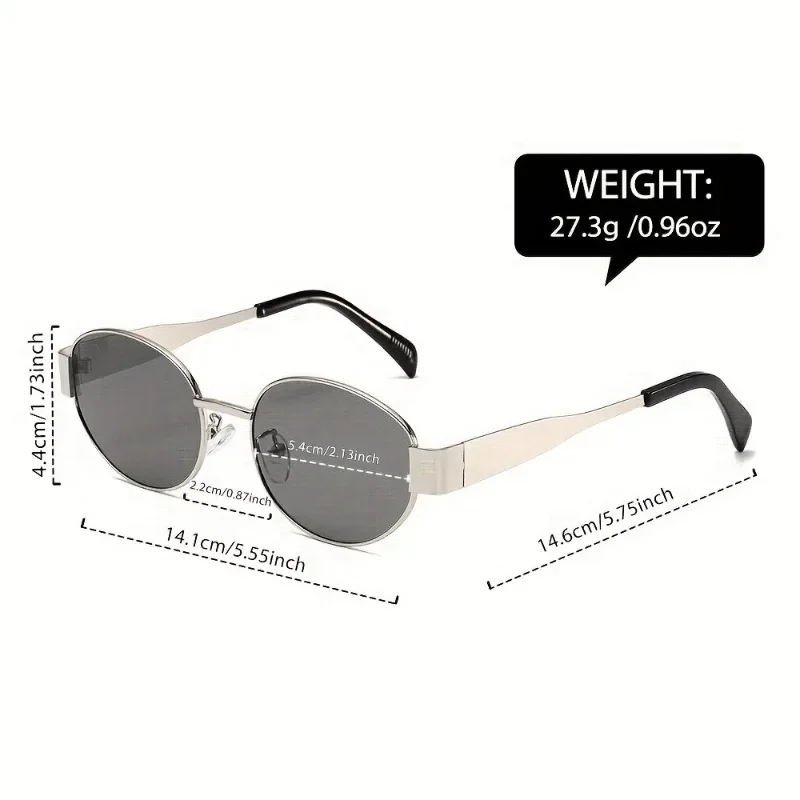 4 Pairs of Oval Retro Glasses. Novel Design, Comfortable Wearing, Must-have for Festivals, Popular Choice image 6