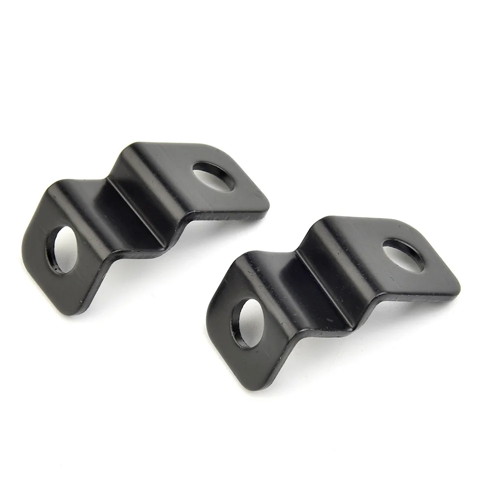 Motorcycle Turn Signal Light Bracket 2PCS Metal Fork Clamp for Relocating and Replacing Motorcycle Turn Signal Lights