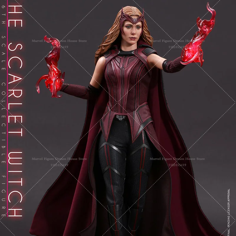 

HOTTOYS TMS036 масштаб 1/6 Marvel Алая Ведьма Wanda Chaos Magic Omega Mutant Test артикул 12 дюймов полный набор фигурку солдата